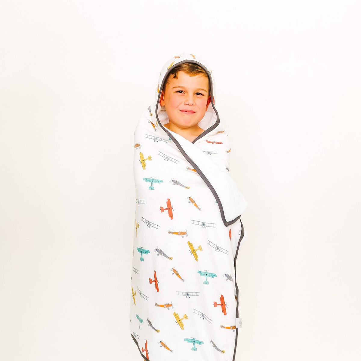 Premium Big Kid Hooded Towel - Ace