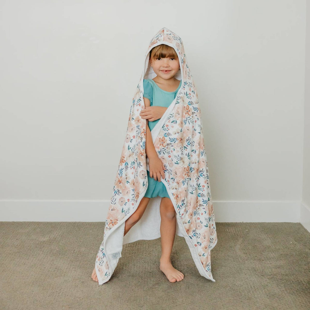 Premium Big Kid Hooded Towel - Autumn