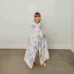 Premium Big Kid Hooded Towel - Bloom