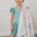 Premium Big Kid Hooded Towel - Bloom