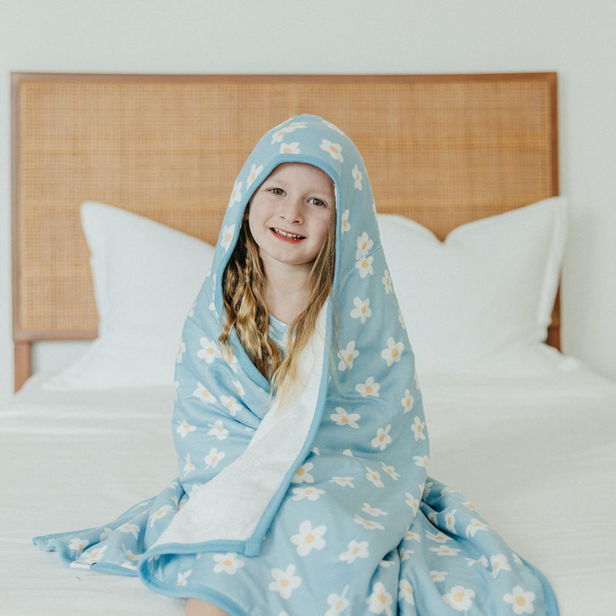 Premium Big Kid Hooded Towel - Della