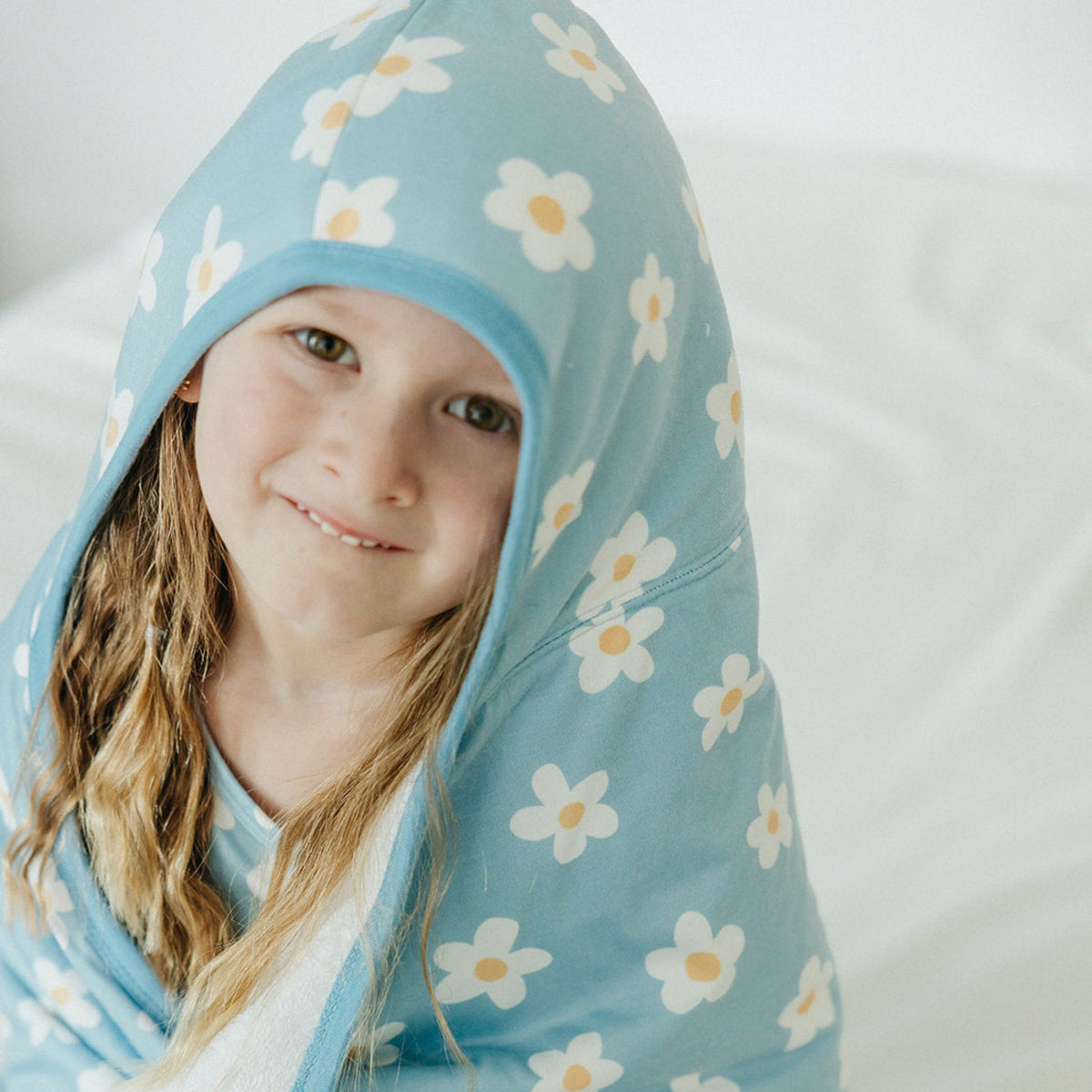 Premium Big Kid Hooded Towel - Della