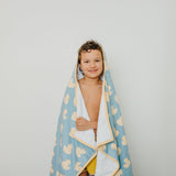 Premium Big Kid Hooded Towel - Ducky
