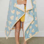 Premium Big Kid Hooded Towel - Ducky