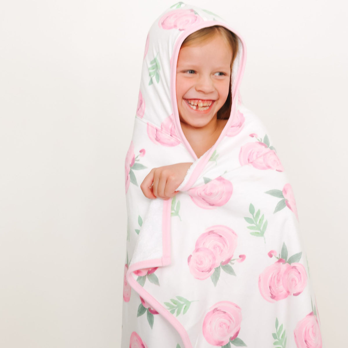 Premium Big Kid Hooded Towel - Grace