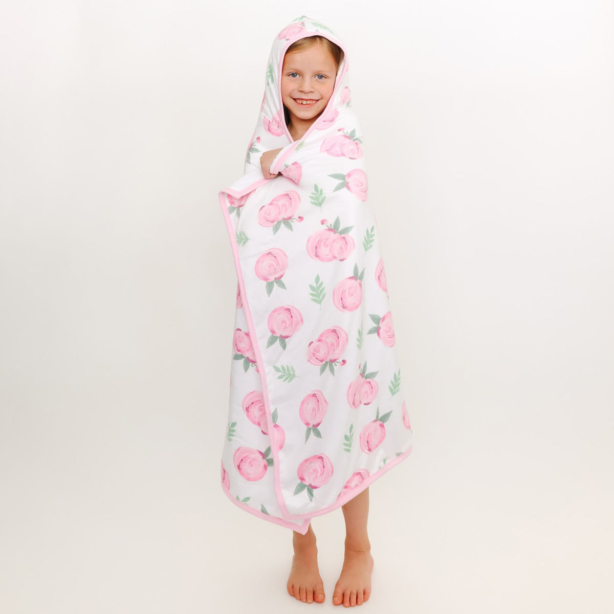 Premium Big Kid Hooded Towel - Grace