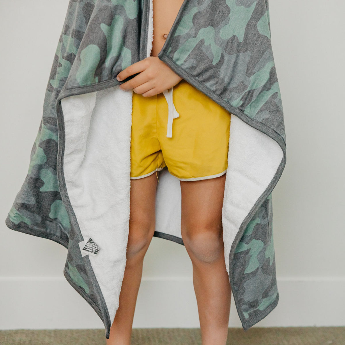 Premium Big Kid Hooded Towel - Hunter