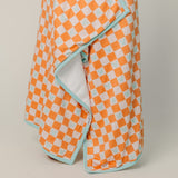 Premium Big Kid Hooded Towel - Mickey Mouse Check