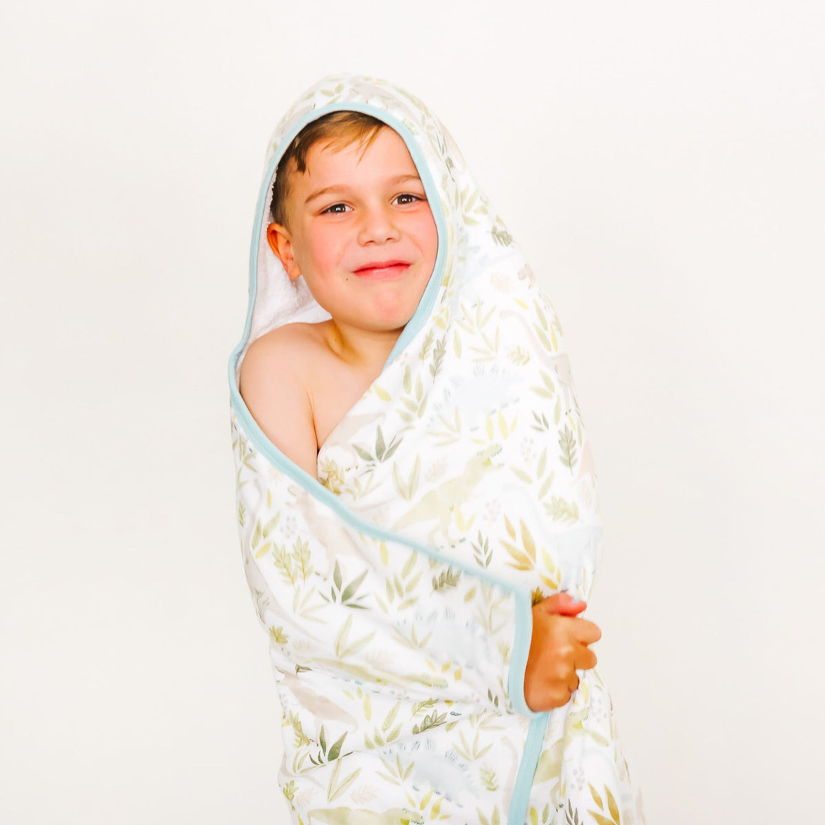 Premium Big Kid Hooded Towel - Rex