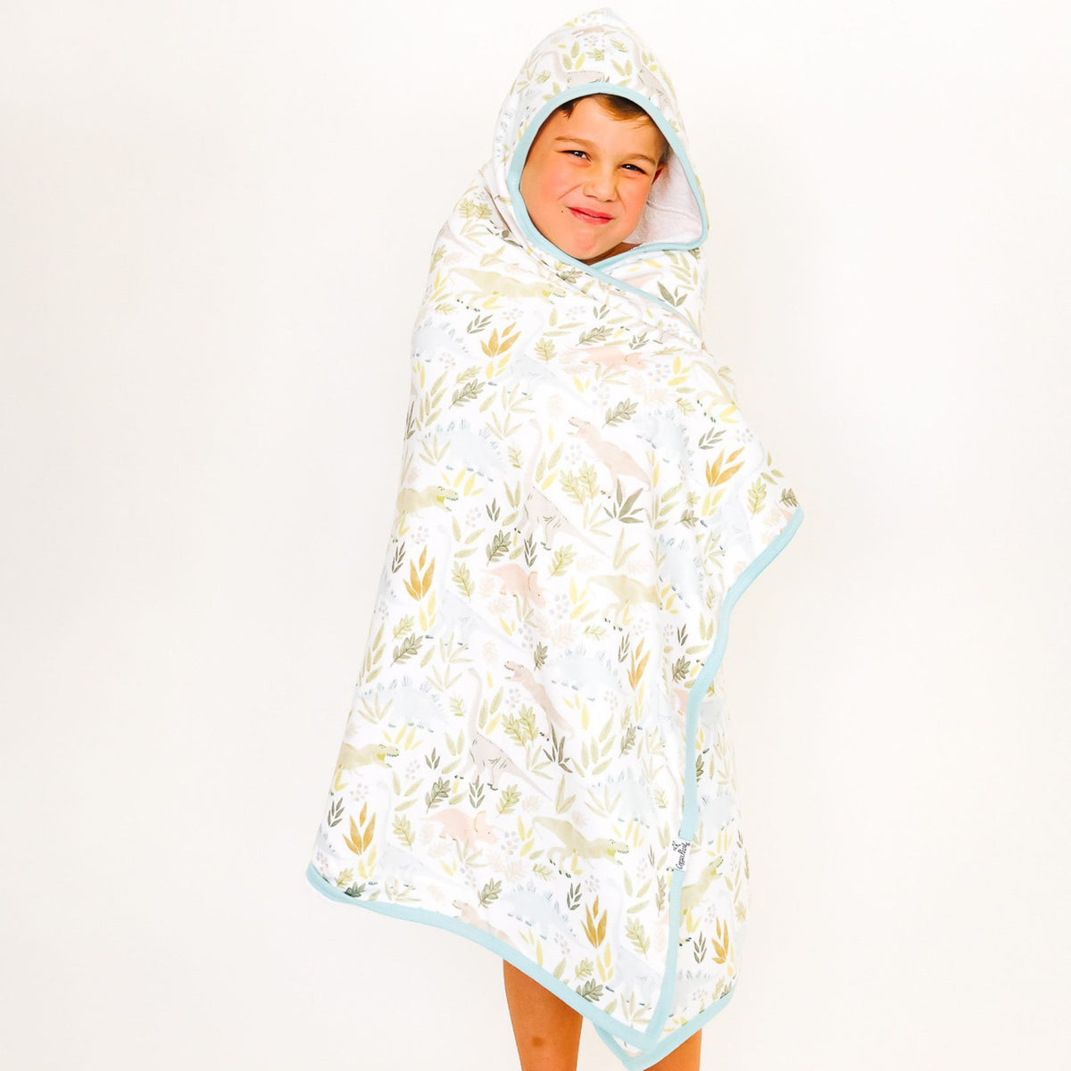 Premium Big Kid Hooded Towel - Rex