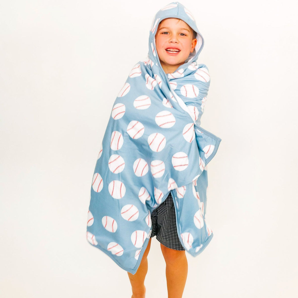 Premium Big Kid Hooded Towel - Slugger