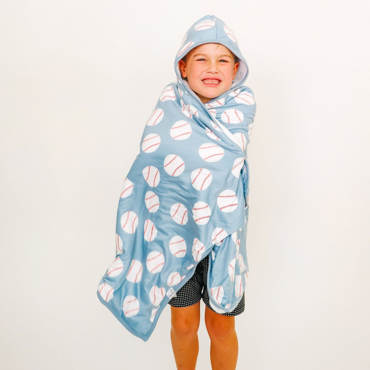 Premium Big Kid Hooded Towel - Slugger