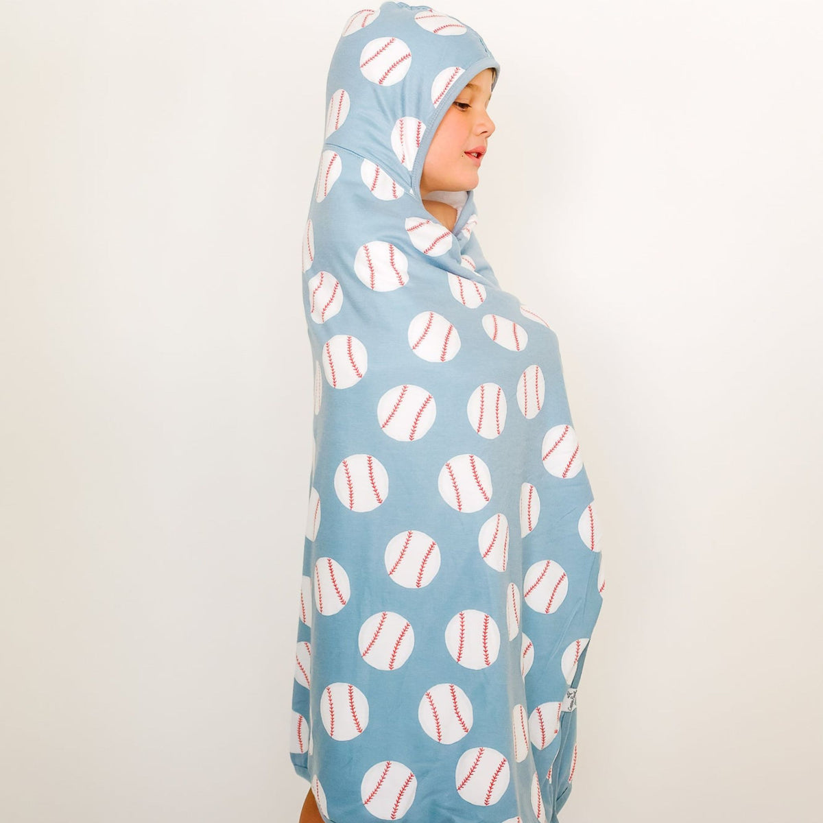 Premium Big Kid Hooded Towel - Slugger