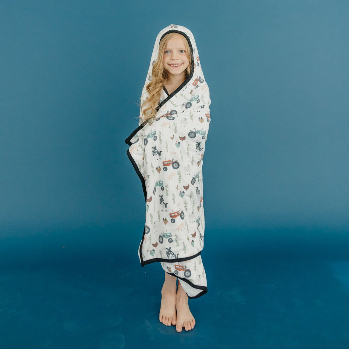 Premium Big Kid Hooded Towel - Jo