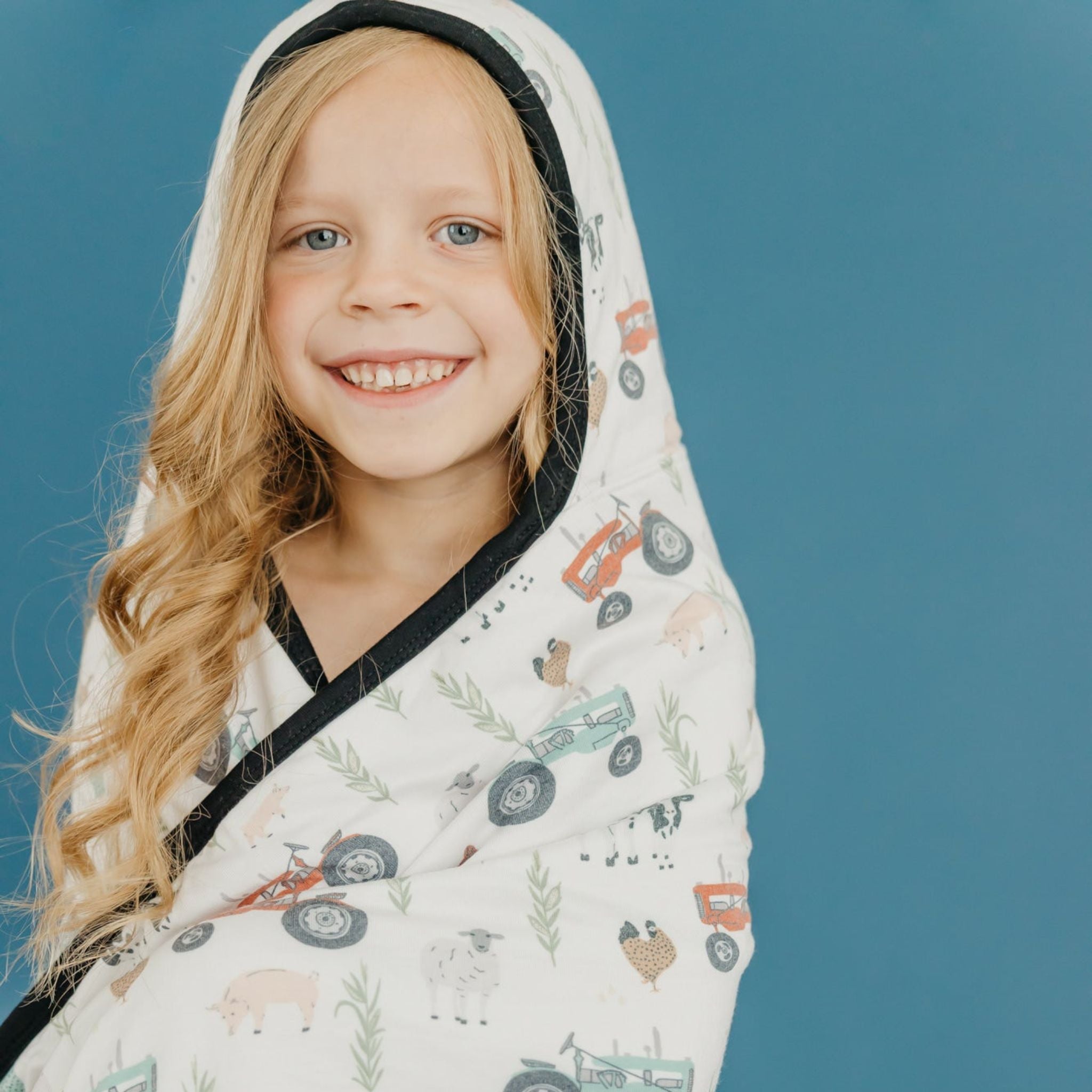 Premium Big Kid Hooded Towel Jo Copper Pearl