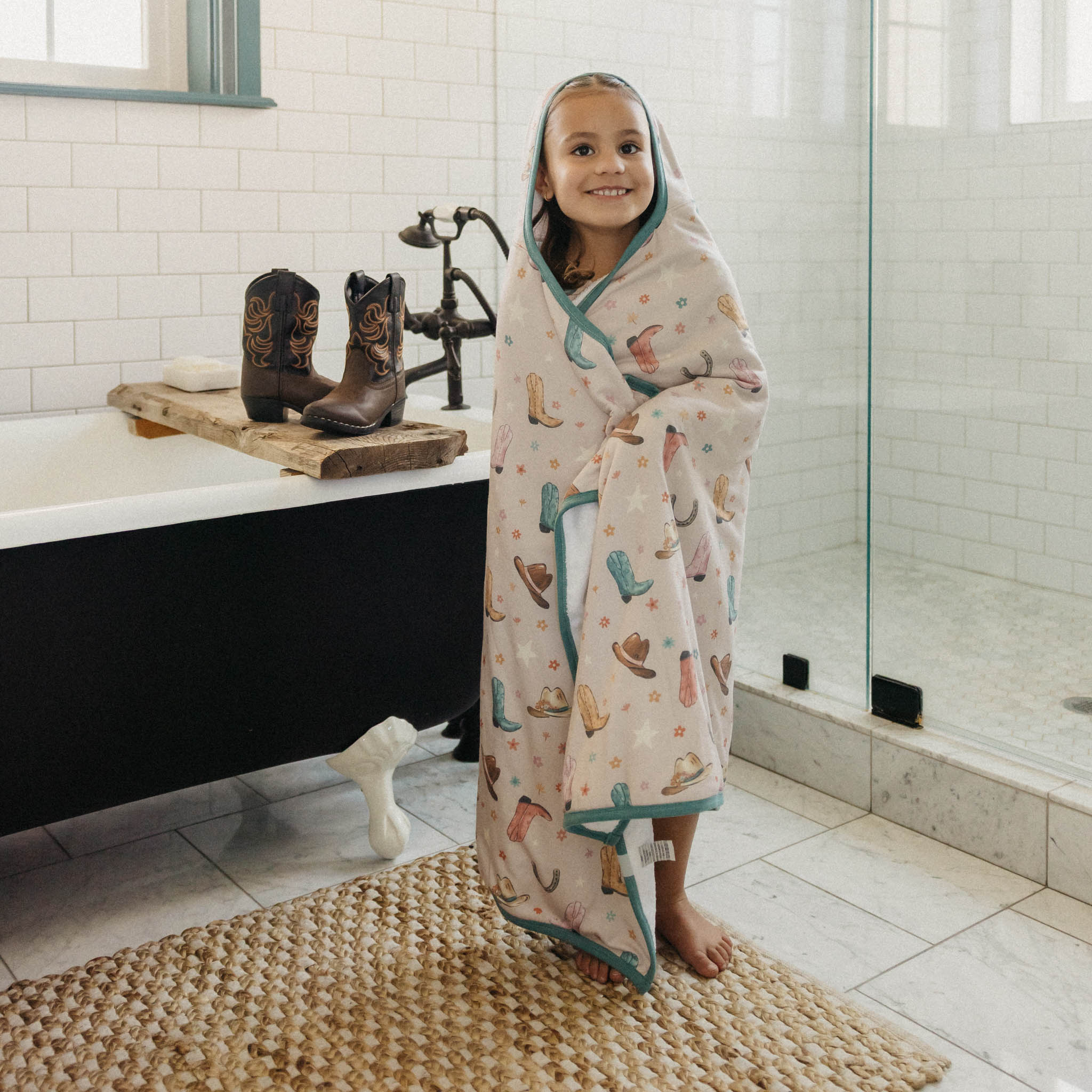 Premium Big Kid Hooded Towel - Cheyenne