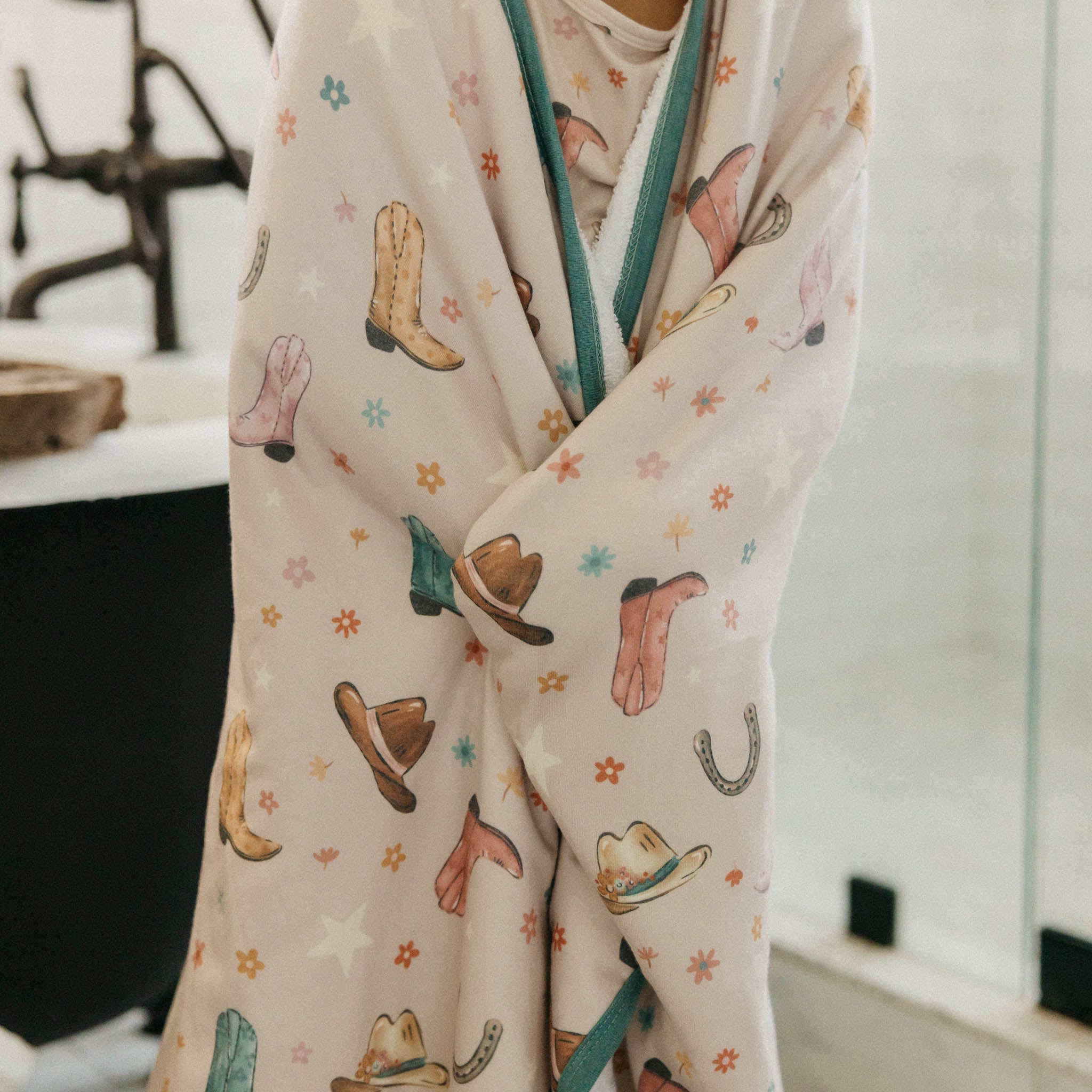 Premium Big Kid Hooded Towel - Cheyenne