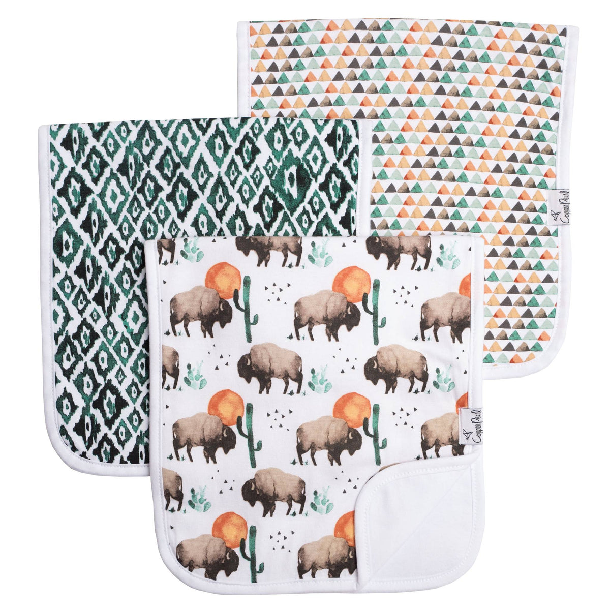 Premium Burp Cloths - Bison