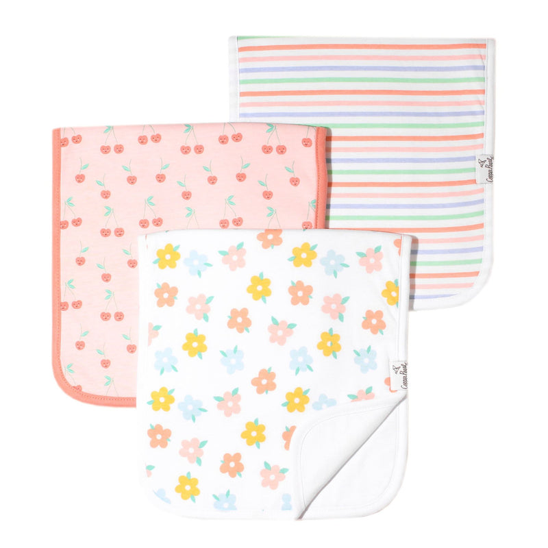 Premium Burp Cloths - Cheery