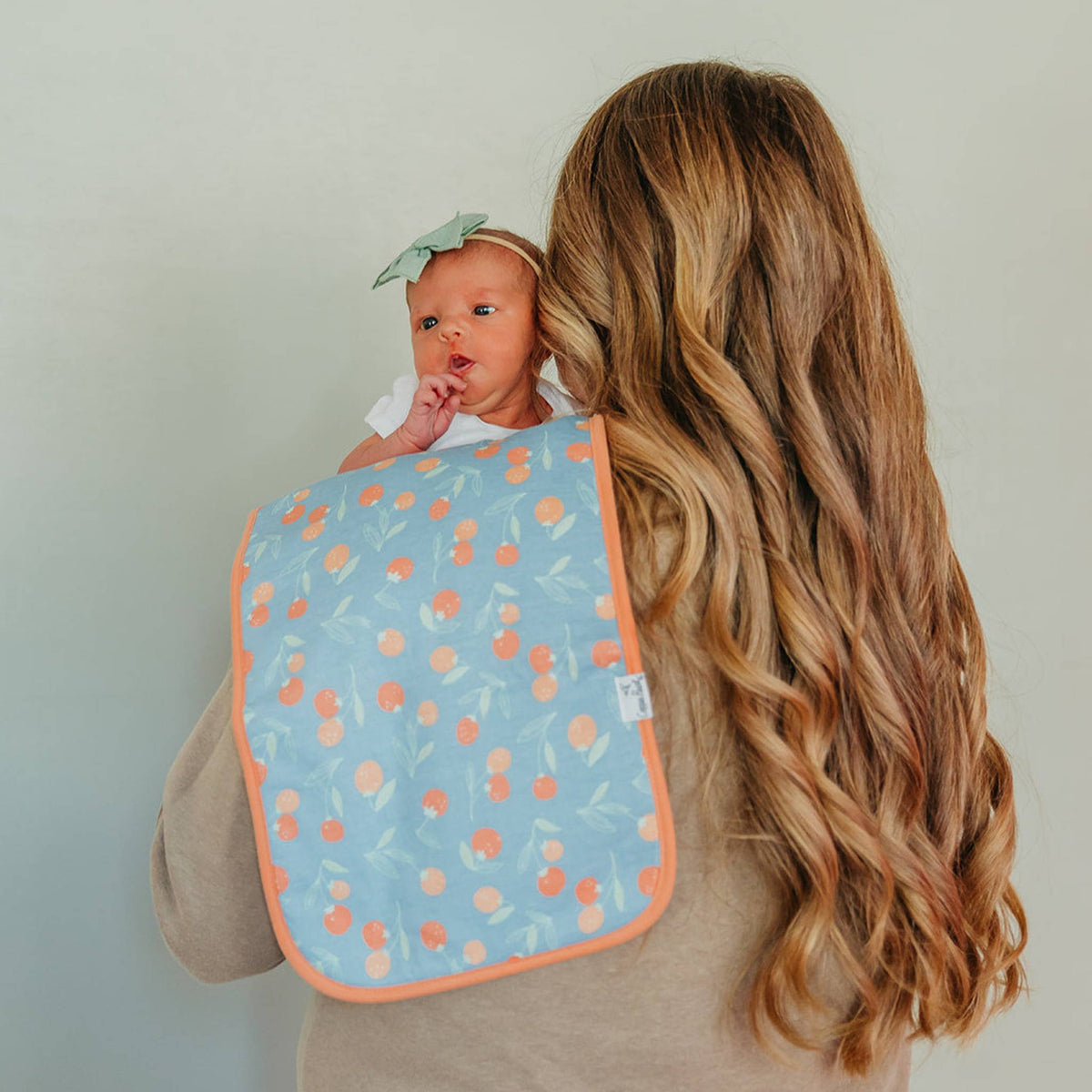 Premium Burp Cloths - Clementine