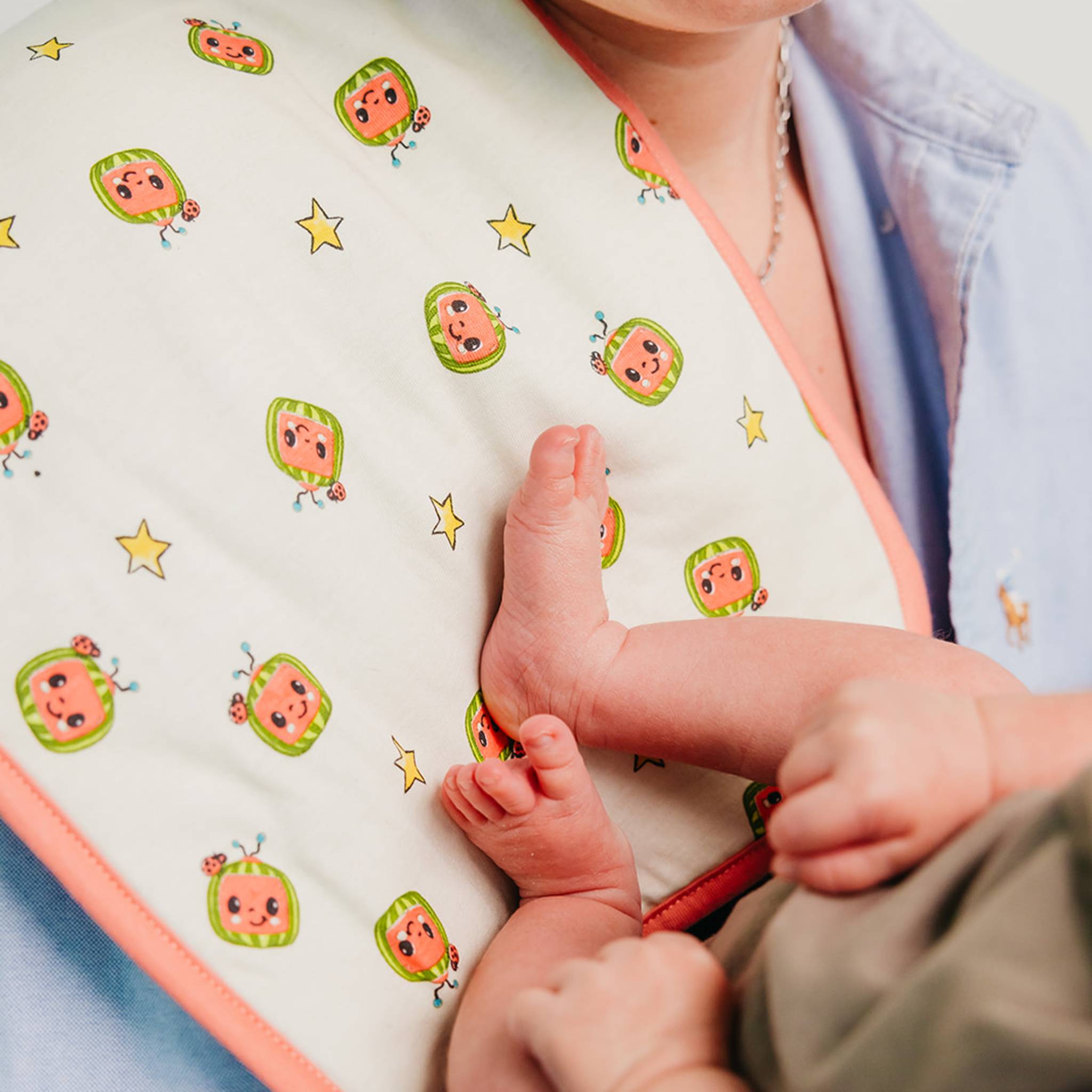 Premium Burp Cloths - CoComelon Friends