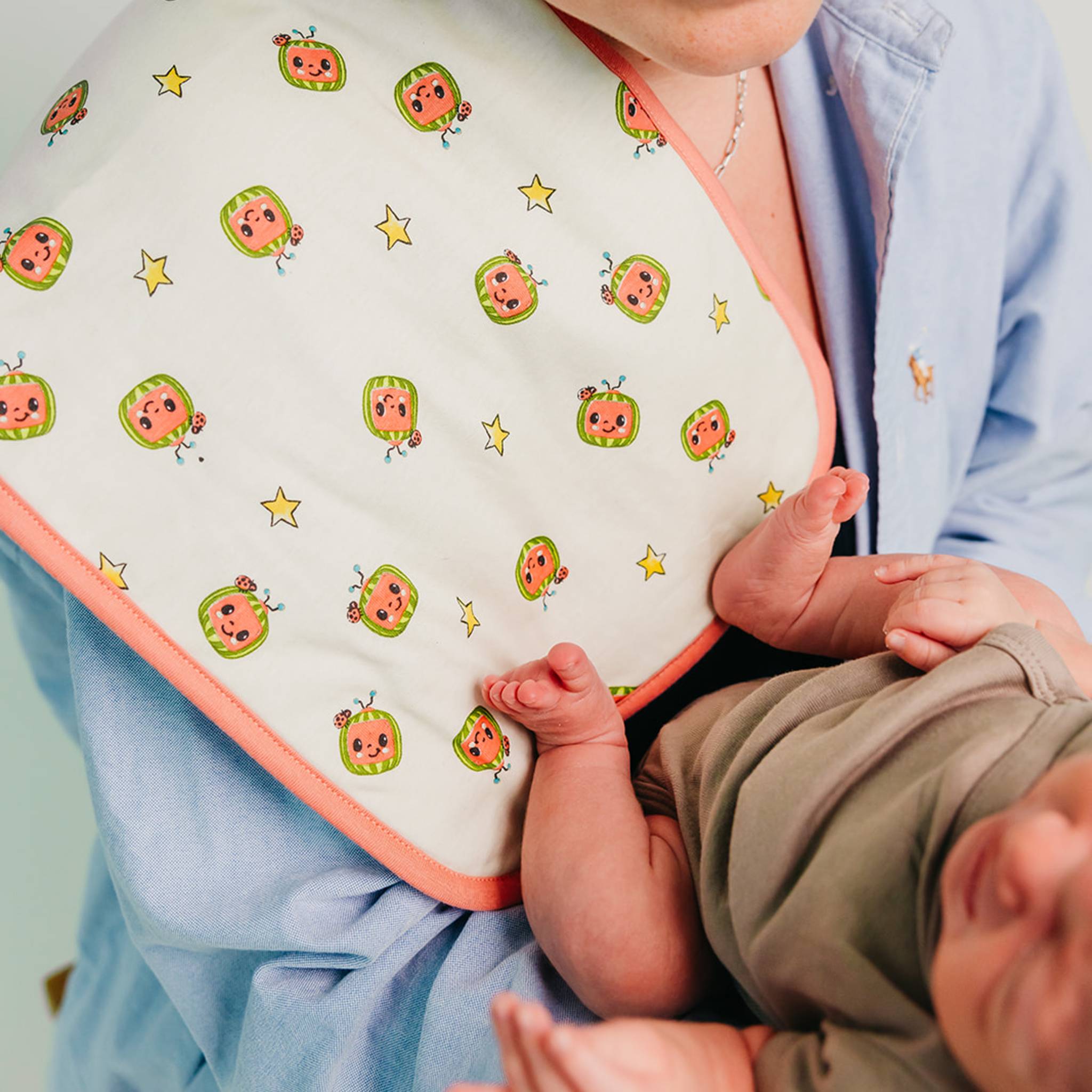 Premium Burp Cloths - CoComelon Friends