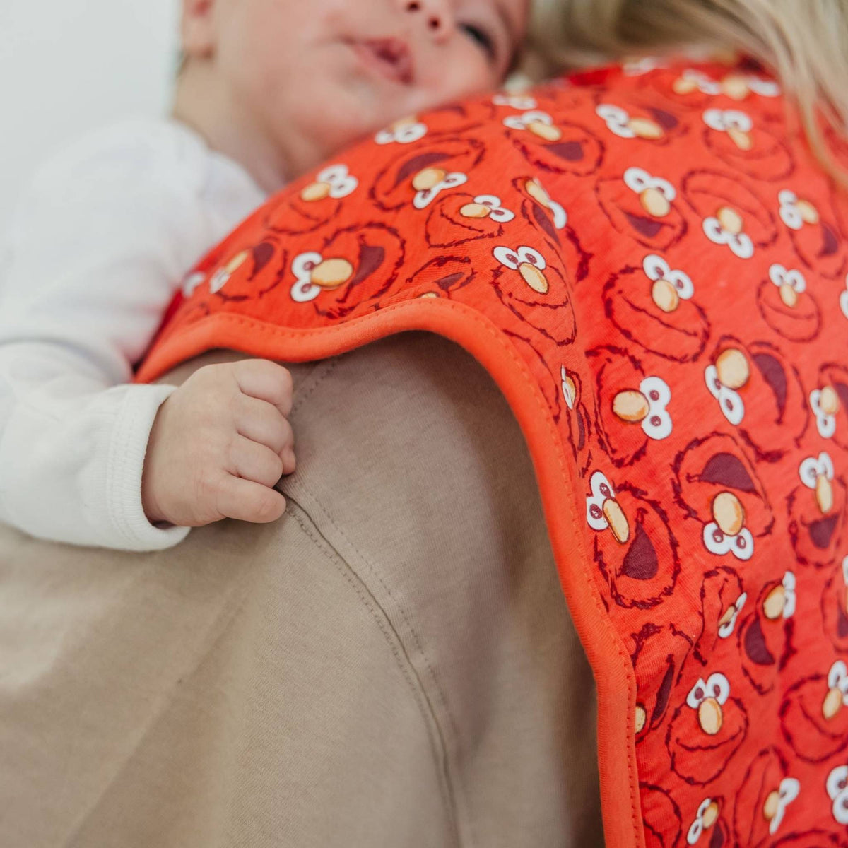 Premium Burp Cloths - Elmo