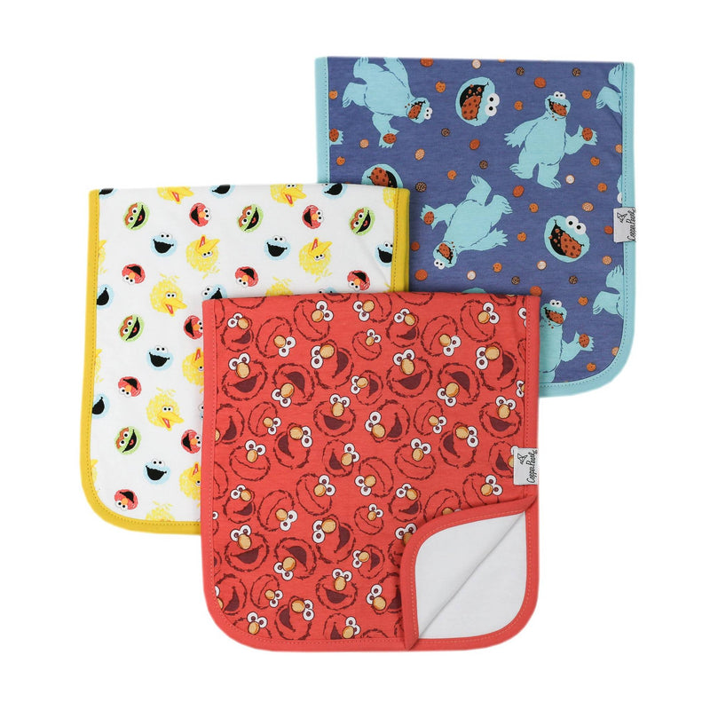 Premium Burp Cloths - Elmo