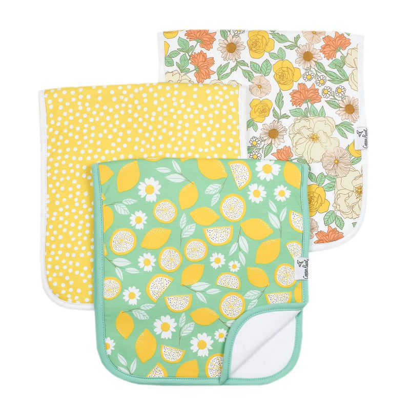 Premium Burp Cloths - Lemon