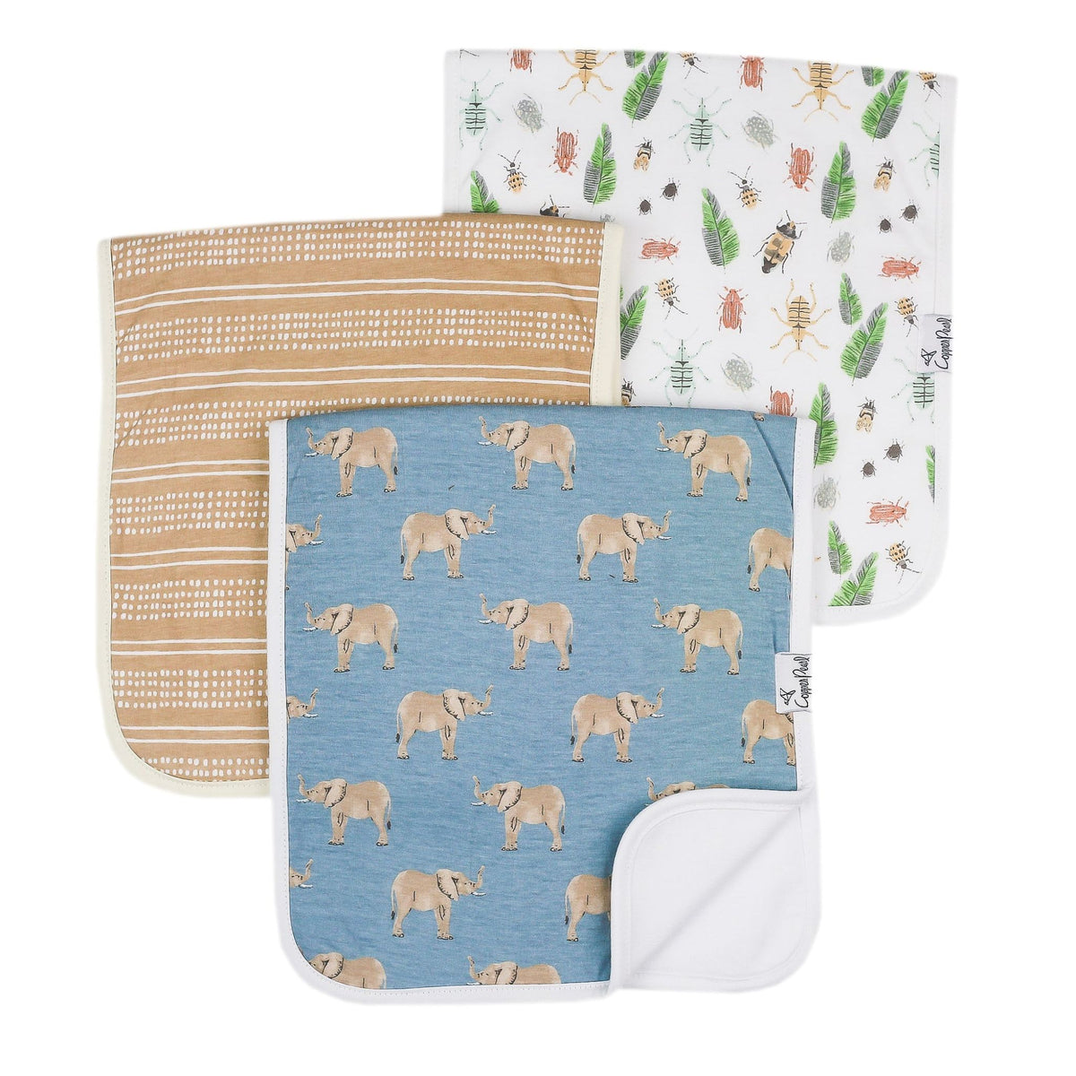 Premium Burp Cloths - Peanut