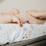 Premium Knit Diaper Changing Pad Cover - Bayside