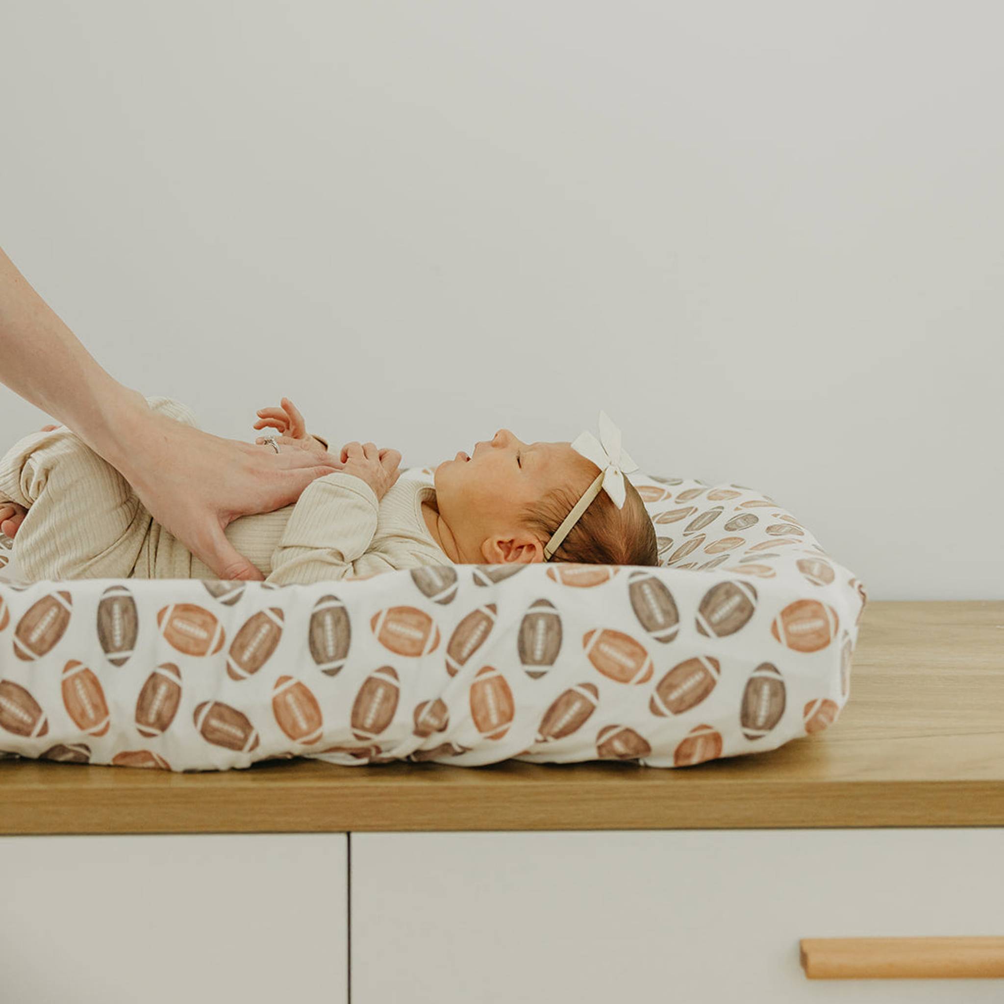 Premium Knit Diaper Changing Pad Cover - Blitz