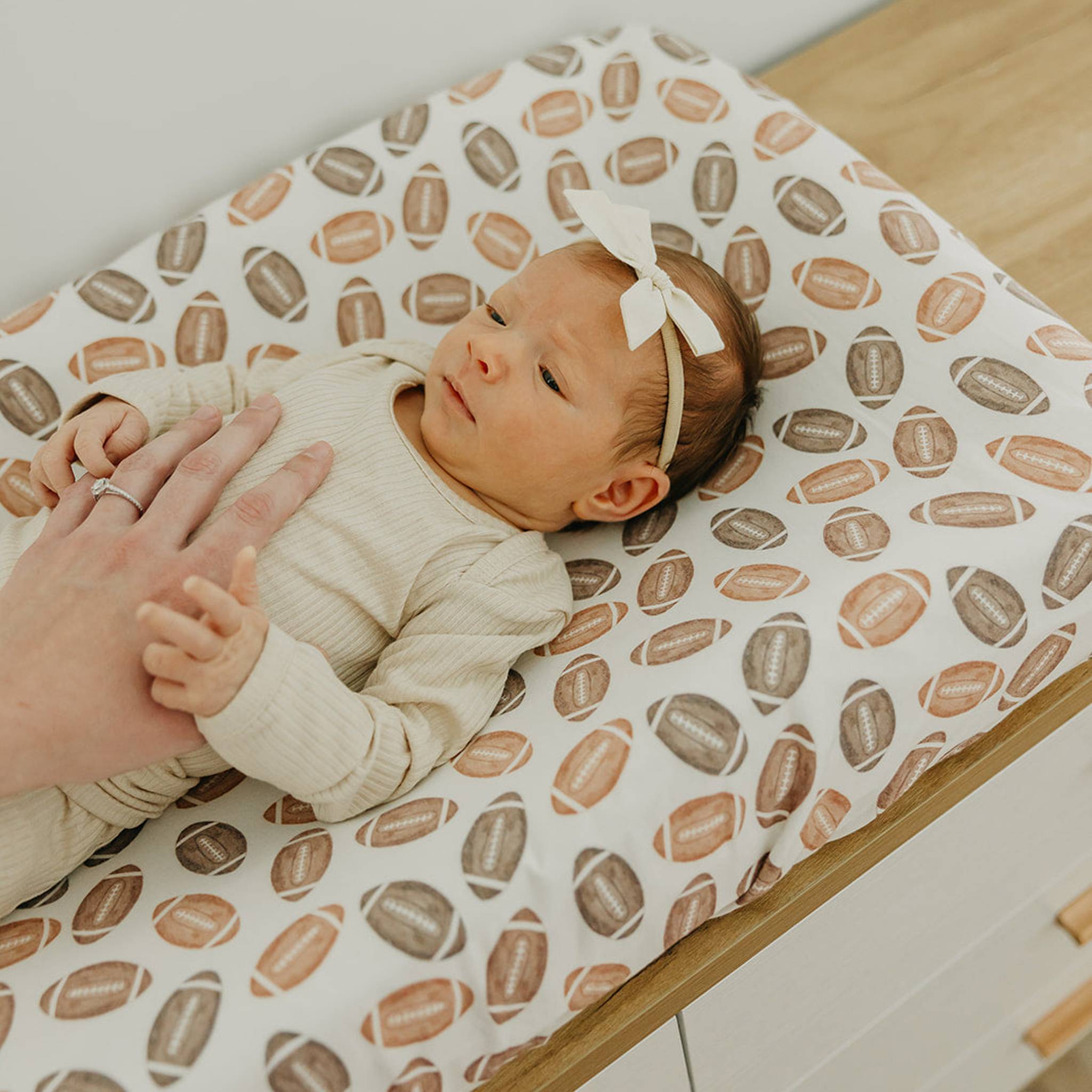 Premium Knit Diaper Changing Pad Cover - Blitz