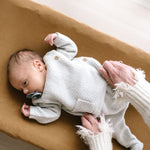 Premium Knit Diaper Changing Pad Cover - Camel