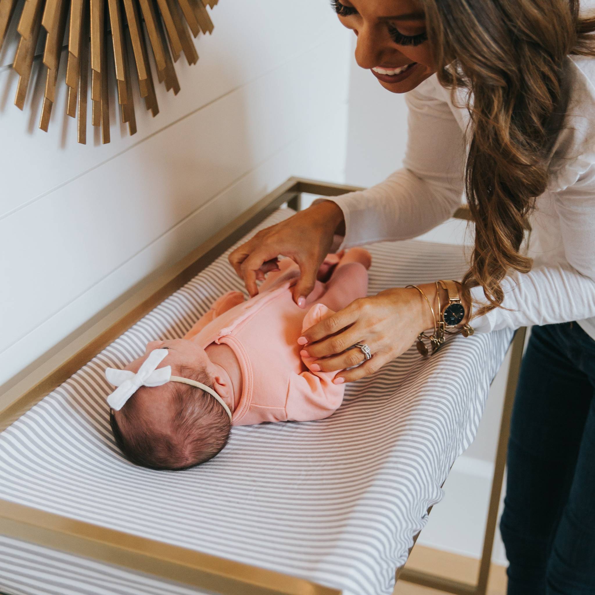 Premium Knit Diaper Changing Pad Cover - Everest