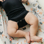 Premium Knit Diaper Changing Pad Cover - Nightmare Before Christmas