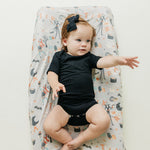 Premium Knit Diaper Changing Pad Cover - Nightmare Before Christmas