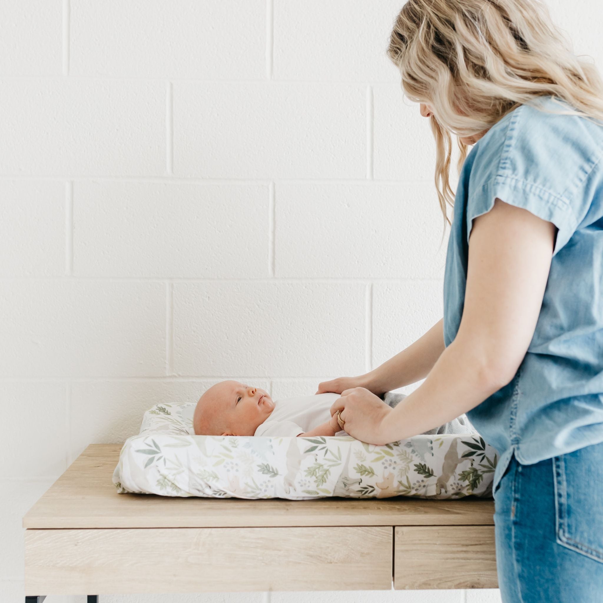 Premium Knit Diaper Changing Pad Cover - Rex