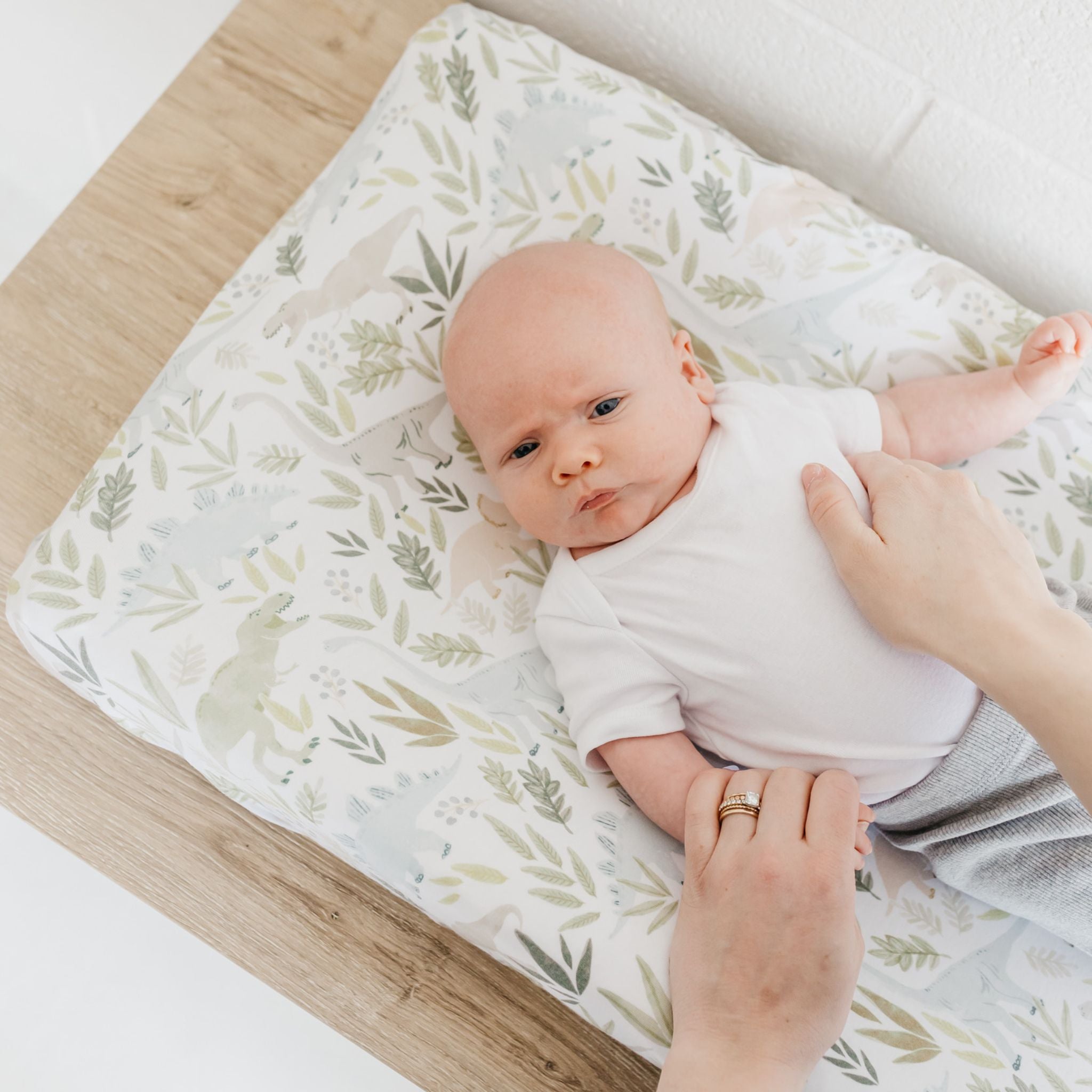 Premium Knit Diaper Changing Pad Cover - Rex