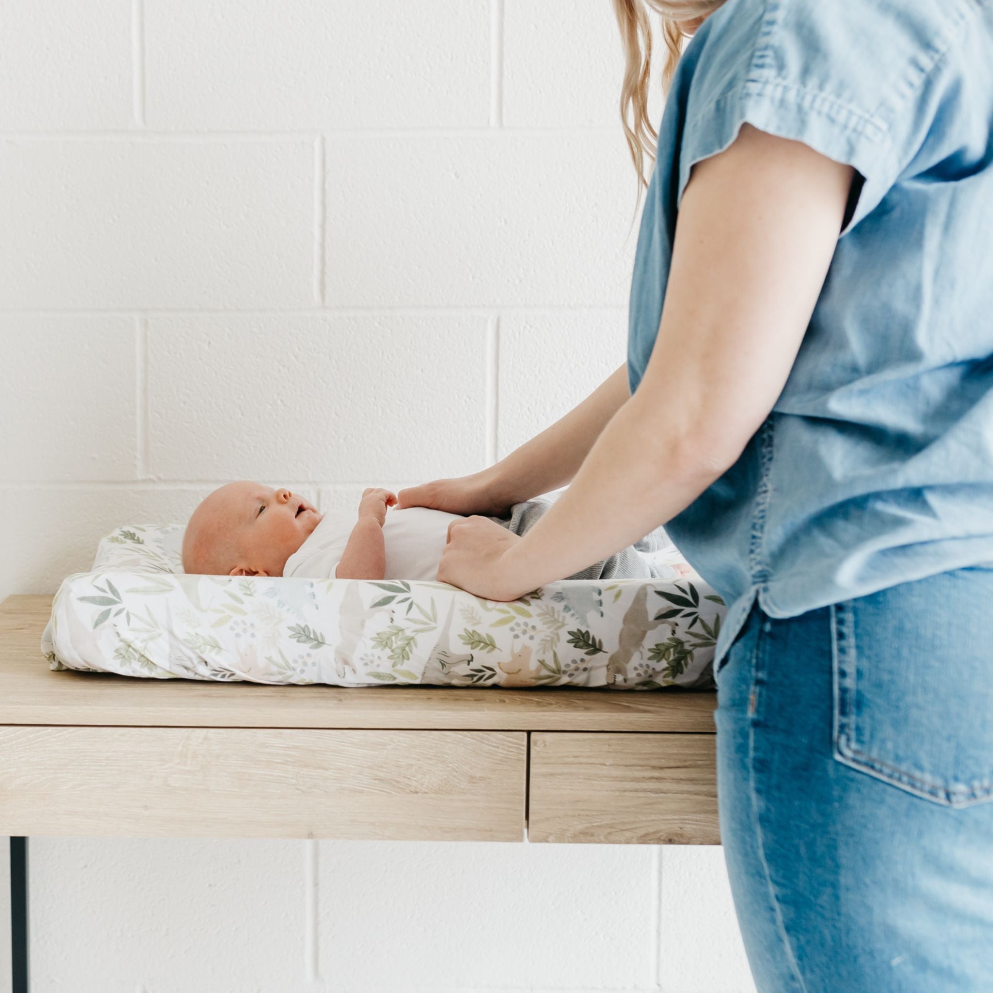 Premium Knit Diaper Changing Pad Cover - Rex