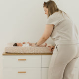 Premium Knit Diaper Changing Pad Cover - Sandy