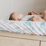 Premium Knit Diaper Changing Pad Cover - Whimsy