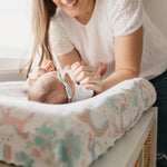 Premium Knit Diaper Changing Pad Cover - Whimsy