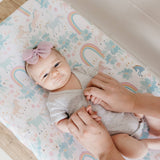 Premium Knit Diaper Changing Pad Cover - Whimsy