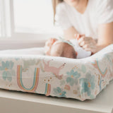 Premium Knit Diaper Changing Pad Cover - Whimsy