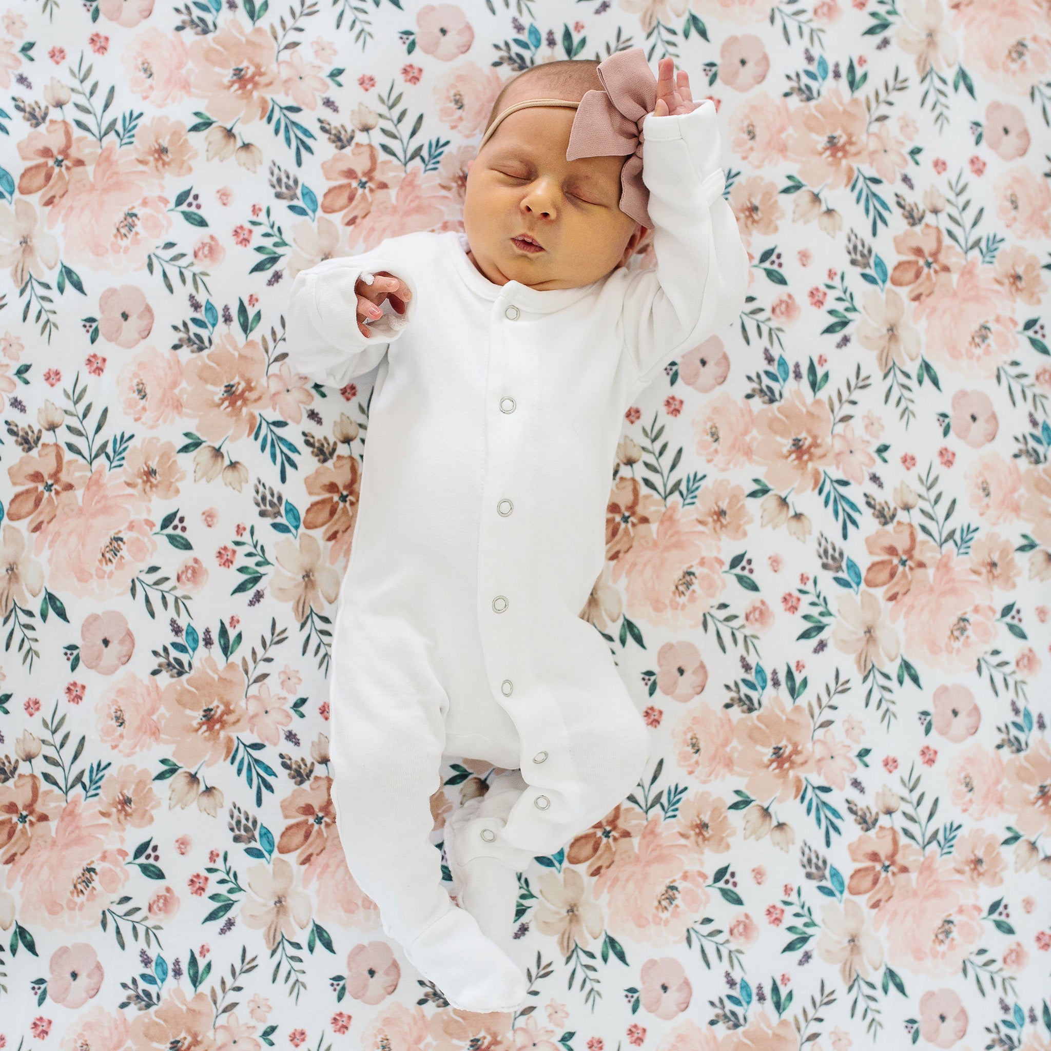 Copper Pearl Autumn Premium Crib Sheet