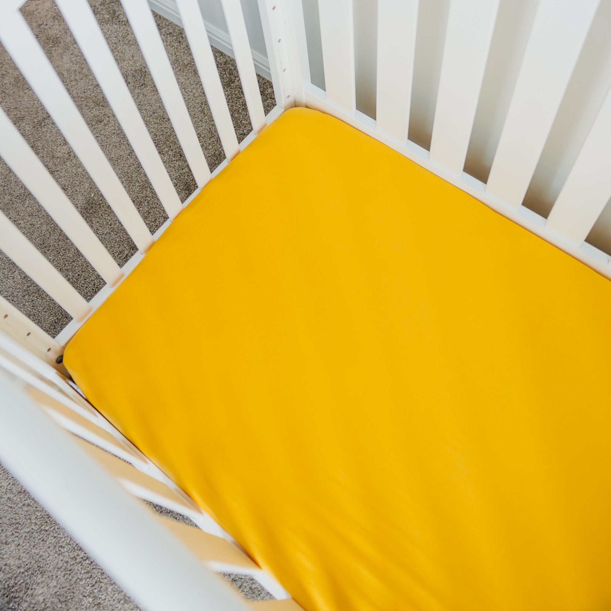 Premium Knit Fitted Crib Sheet - Banana