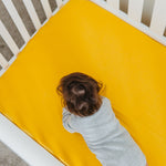 Premium Knit Fitted Crib Sheet - Banana