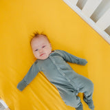 Premium Knit Fitted Crib Sheet - Banana