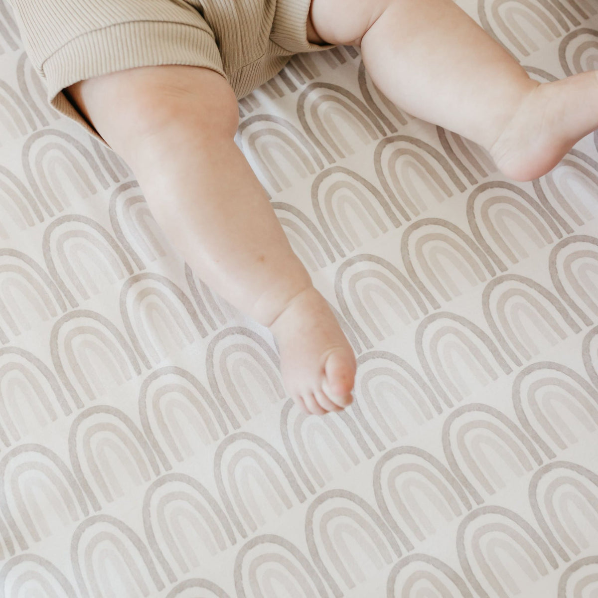 Premium Knit Fitted Crib Sheet - Bliss